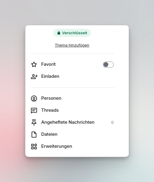 Pin favorites in openDesk
