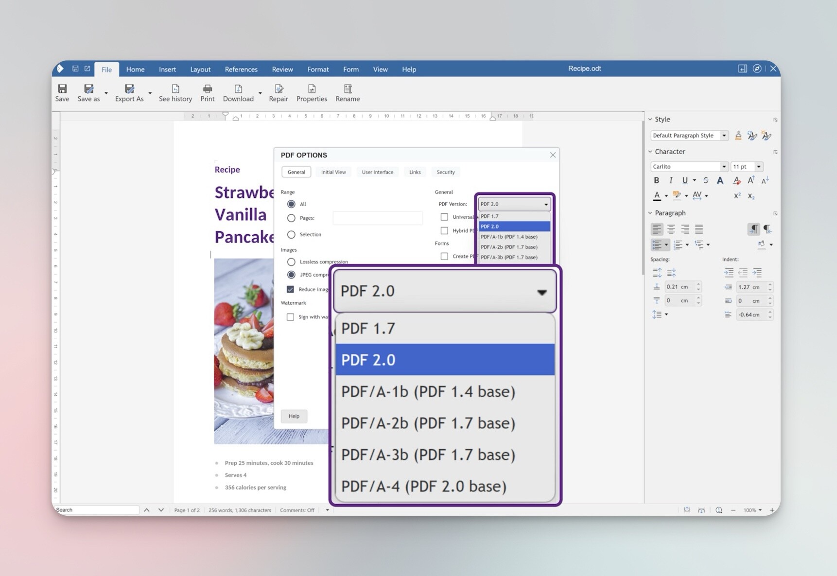 moderne PDF 2.0 Standards in openDesk 1.6